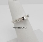 3 4ct Natural Princess Diamond Engagement Wedding Bridal Ring 14k White Gold