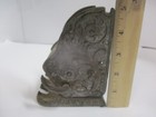 National Mfg Co  Cast Iron Match Safe Dispenser Pat  1897 Missing Cover