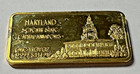 Silver 1 Oz 24k Gold Stain 999 Fine Silver Maryland 7th State Silver Bar