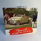 1939-1941 Plymouth Special  Deluxe  Roadking Vintage Catalog Brochure Lot Of 13