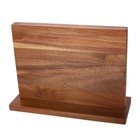 Wood Magnetic Knife Block Doublesided Rack Kitchen Shelves Cutlery Storage Stand