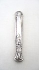 Antique  Sterling Silver  Art Nouveau  Repousse  Sewing Needle Case