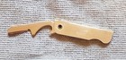 Basic Blade Nail File Bottle Opener Pocketknife Gold Keychain Free Shipping