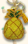 Sparkling Keychains Bag Charms For Girls  Crystal Bling Rhinestone Key Ring C   