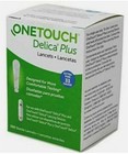     1500 One Touch Delica Plus Lancets        Fine 33 Gauge   15 Boxes  Exp 2028-2030