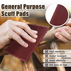 6pcs Red Scuff Pads Very Fine Grade General Purpose Sanding Hand Pads 200 X 125m