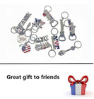 12 Pack New York City Metal Keychains Nyc  Keyring Souvenir Collection  Gift Set