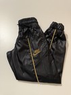 Nike Glam Dunk Track Pants Youth Girls Black gold Sz S