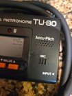 Boss Tu-80 Tuner And Metronome For Acoustic Electric Guitar Or Drums - Euc 
