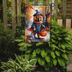 Caroline s Treasures Chow Chow Halloween Trick Or Treat Garden Flag Dac8353gf