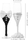 Wedding Champagne Glasses For Bride And Groom - Toasting Bridal Shower Gifts - M