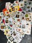 80 Usa Used Postcard And Odd Amount Stamps On Paper - Pick Lot