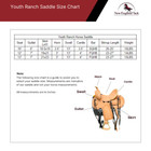 Kids Western Horse Ranch Style Saddle  Durable Cowboy Riding Tack Free Shipping