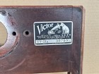 Antique Victor Victrola Phonograph Vv-ixa Top Plate Mahogany With Tag Needle Cup