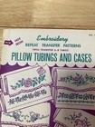 Vintage Vogart Embroidery Transfer Patterns Pillowcases linens Unused