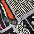 Vera Bradley Cosmetic Bag Multicolor Plastic Lines Zip