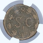 Antoninus Pius Ae25 Roman Provincial Antioch Bronze Coin 138-161 Ad Ngc Vf