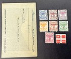 1899 Set Of 8 Provisional Govt Samoa Stamps  31-38 Original Glassine Envelope
