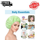 6 Pcs Shower Caps For Women  Double Side Waterproof Shower Cap  Reusable Elastic