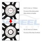 4 Pcs Aluminum Alloy Hub Centric Rings 64 1mm Id To 73 1mm Od Wheel Bore
