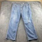 Vintage Mens Levi s 478 Jeans Size 42x30 Copper Tag Denim Light Blue 90s Rare