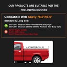 Fender Flares 4pcs Compatible With 2007-2013 Chevy Silverado 1500