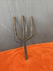 I- Blacksmith Hand Forged Antique Fishing Spear Gig 3 Tine Trident Cast Iron