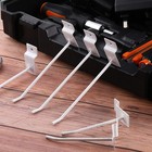 50 Packs Slatwall Hooks 4 Inch 6 Inch Panel Display Hooks Metal Slat Wall Silver