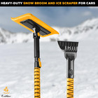 48  Snow Broom With Ice Scraper For Car Windshield   Windows   Scratch Free Snow