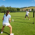 Portable Badminton Net Height Adjustable Volleyball Badminton Net With Carry Bag