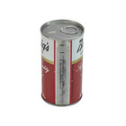 Breunings Lager Beer Can Vintage Pull Tab Bottom Opened Straight Steel 35-8