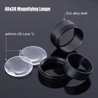 30x Jewelers Loupe Magnifier Light Jewelry Eye Loop Pocket Magnifying Glass Coin