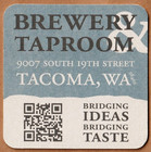 Narrows Brewing Co Beer Coaster Tacoma Wa