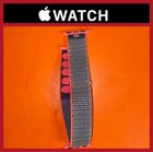 Oem Genuine Apple Nylon Band For Apple Watch 38mm - Gray Pink Accent