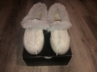 Grey Fur Moccasin
