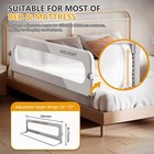 Foldable Toddler Bed Rails - Kids Guard Bumper For Crib Safe Bed Side Rail Fo   