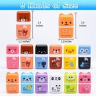 Sooez 12 Pack Pencil Erasers  Cute Erasers Pencil Eraser With Clean Up Roller   