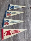 Vintage  32  Nfl Mini Pennants Set See Pics 4x9