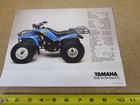 Yamaha Moto4 4 Wheeler Sales Brochure 4pg Original 1980 s Atv