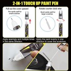 Platinum White Pearl nh-883p  For Acura Touch Up Paint  2 In 1 Car Scratch R