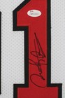 Dennis Rodman Autographed Framed White Chicago Bulls Jersey Auto Jsa Coa