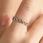 Gold Silver Stack Plain Above Knuckle Ring Heart Shinny Midi Finger Tip Rings