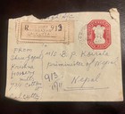 Rare Registered Cover From India To Nepal     Addressed To B  P  Koirala  1960s