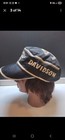 1980 s Harley Davidson Painters Cap  interesting Stains   See Pics