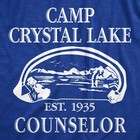 Mens Camp Crystal Lake T Shirt Funny Graphic Camping Vintage Adult Novelty Tees