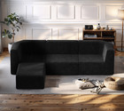 Cloud Couch  Sectional Couches L Shaped  Modern Comfy Couch Corduroy  4 Pieces