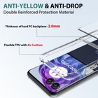 For Motorola Razr 2024  razr  Plus 2024 Phone Case Clear Acrylic Hybrid Cover