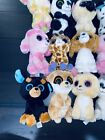 Lot Of 14 Ty Beanie Boos Solid Eyes Purple Tush Tag No Heart Tag Bundle  bse4