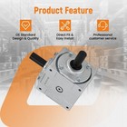 Heavy Duty Right Angle Gear Box 1  Keyed Shaft 40hp 1 1 Ratio Cast Iron Drive