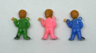 Vintage 1960 s The Beatles Plastic Figure Gumball Charm Prize Set